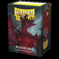 Dragon Shield - Box 100 - Blood Red Matte