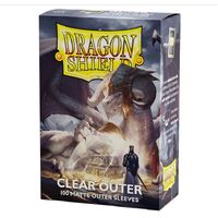 Dragon Shield - Outer Sleeves Box 100 - Matte Clear Standard Size