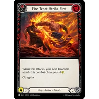 Fire Tenet: Strike First (Red) (Regular) - HNT