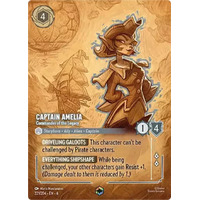 Captain Amelia - Commander of the Legacy (Enchanted) (221) FOIL - AZU