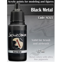 Scale 75 Black Metal 17ml SC-63