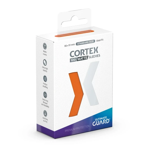 Cortex Matte Size Sleeves Orange (100)