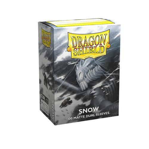 Dragon Shield - Box 100 - Snow Matte Dual Sleeves