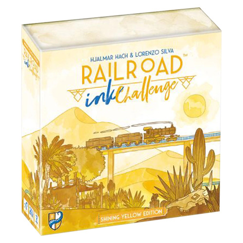 Railroad Ink Challenge Shining Yellow