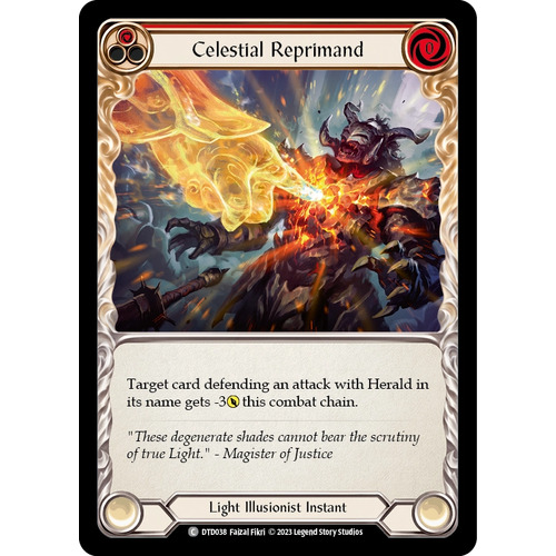 Celestial Reprimand (Red) - DTD