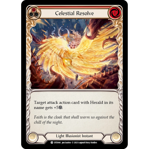 Celestial Resolve (Red) - DTD