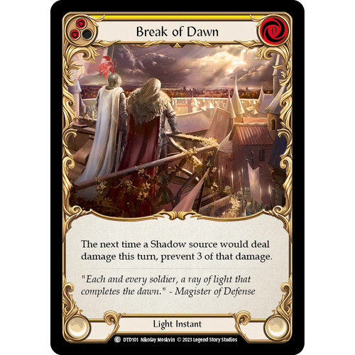 Break of Dawn (Yellow) - DTD