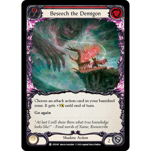 Beseech the Demigon (Red) - DTD