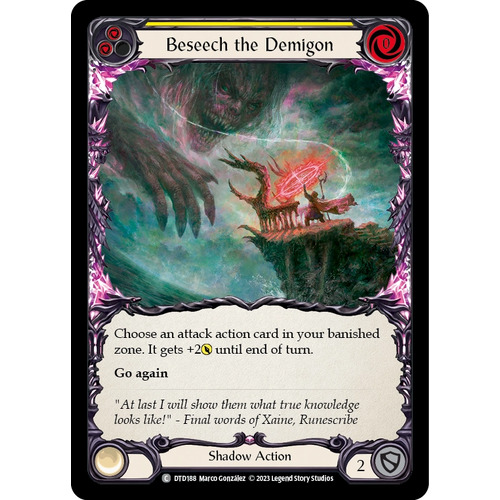 Beseech the Demigon (Yellow) - DTD