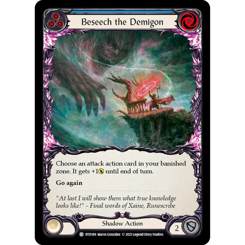 Beseech the Demigon (Blue) - DTD