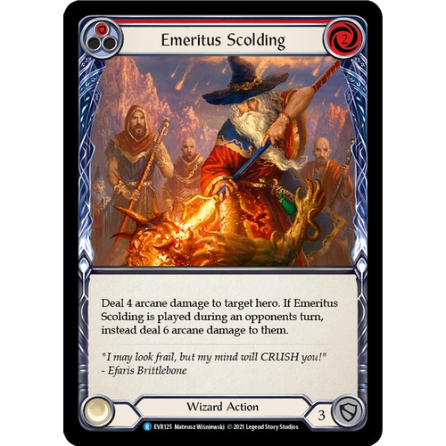 3x Emeritus Scolding (Red)  - EVR