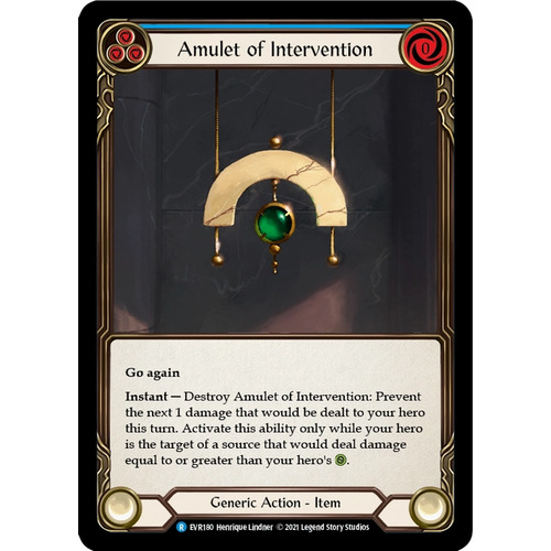 3x Amulet of Intervention  - EVR