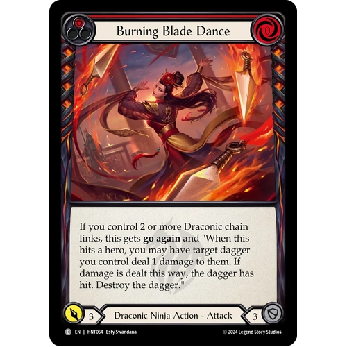 Burning Blade Dance (Red) (Regular) - HNT