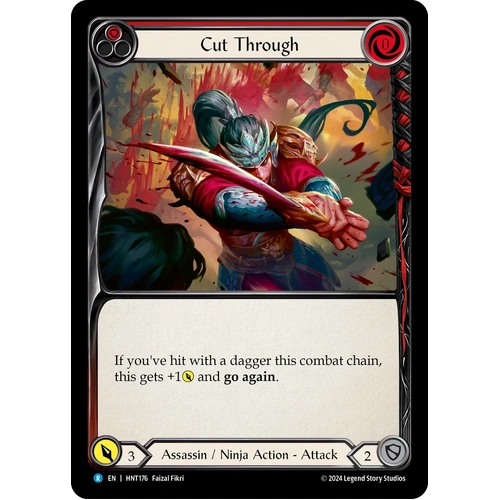 Cut Through (Red) (Regular) - HNT