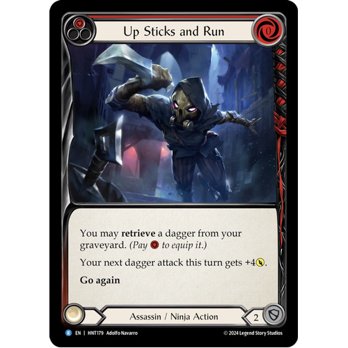 Up Sticks and Run (Red) (Regular) - HNT