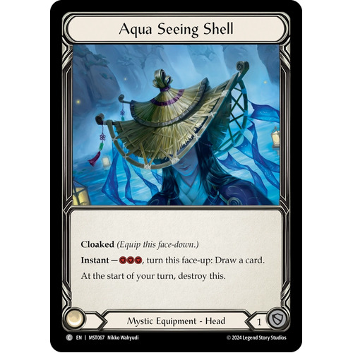 Aqua Seeing Shell - MST