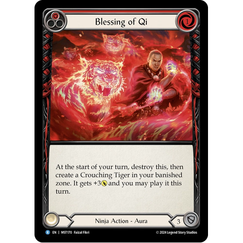 Blessing of Qi (Red) - MST