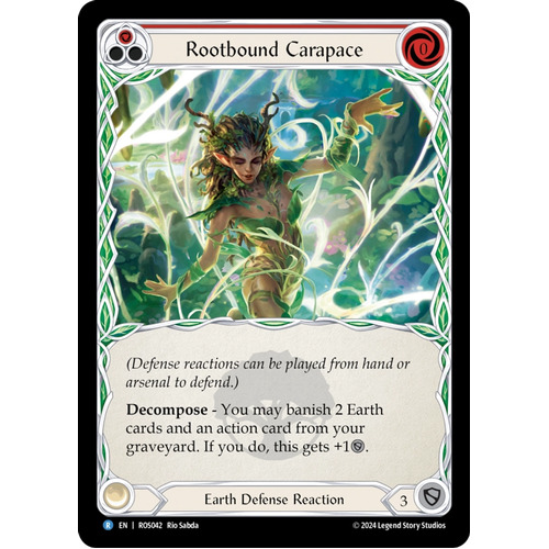 Rootbound Carapace (Red) (Regular) - ROS