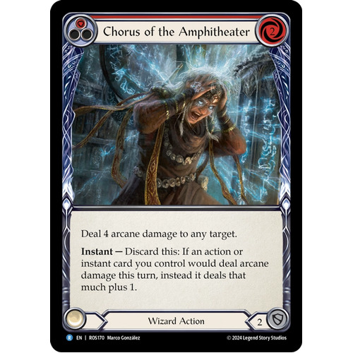 Chorus of the Amphitheater (Red) (Rainbow Foil) - ROS