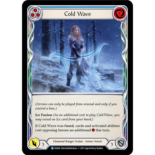 Cold Wave (Blue) (Rainbow Foil) (Unlimited) - ELE