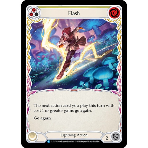 Flash (Yellow) (Rainbow Foil) (Unlimited) - ELE