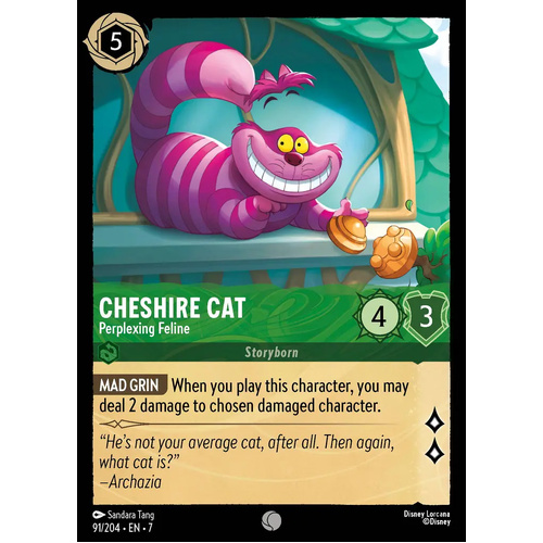 Cheshire Cat - Perplexing Feline (91) - ARC