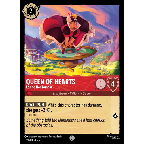 Queen of Hearts - Losing Her Temper (122) - ARC