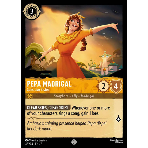 Pepa Madrigal - Sensitive Sister (37) FOIL - ARC