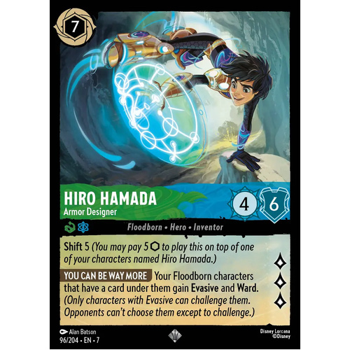 Hiro Hamada - Armor Designer (96) FOIL - ARC