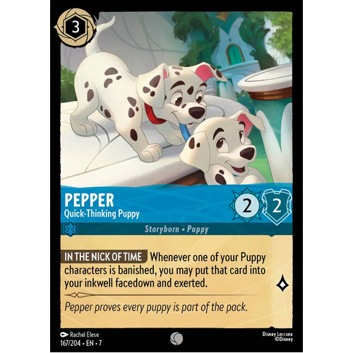 Pepper - Quick-Thinking Puppy (167) FOIL - ARC