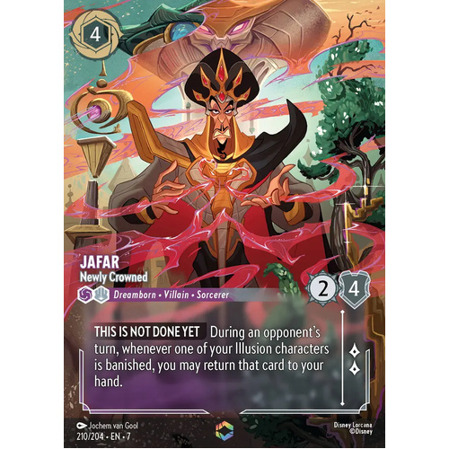 Jafar - Newly Crowned (Enchanted) (210) FOIL - ARC