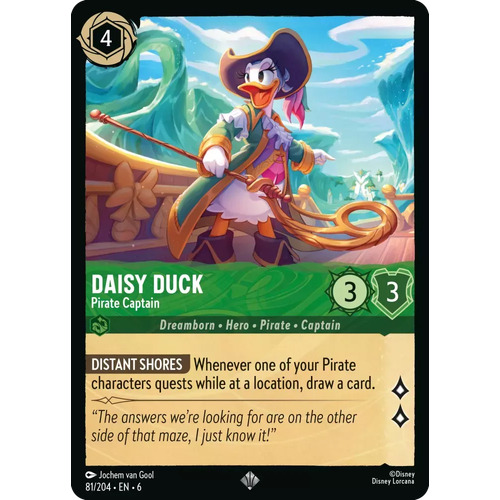 Daisy Duck - Pirate Captain (81) - AZU