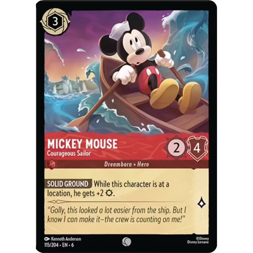 Mickey Mouse - Courageous Sailor (115) - AZU