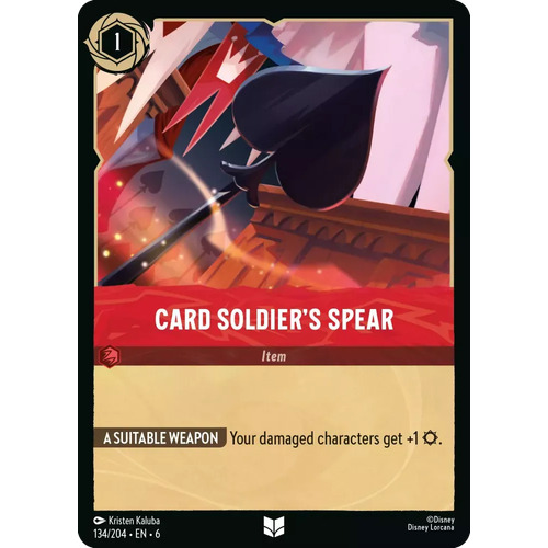 Card Soldier's Spear (134) - AZU