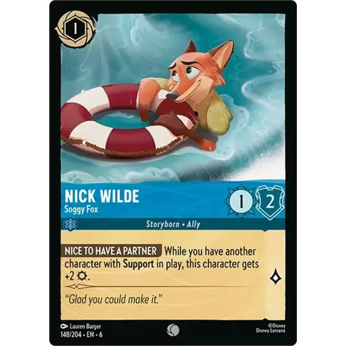 Nick Wilde - Soggy Fox (148) - AZU