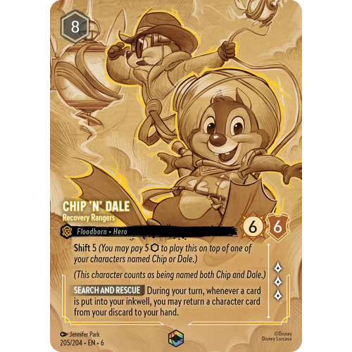 Chip 'n' Dale - Recovery Rangers (Enchanted) (205) FOIL - AZU