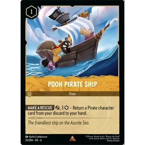 Pooh Pirate Ship (32) FOIL - AZU