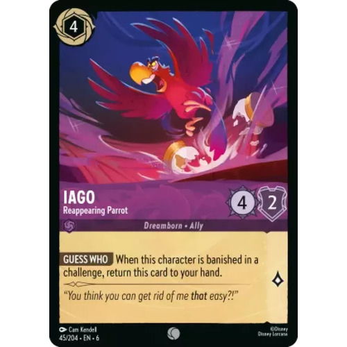 Iago - Reappearing Parrot (45) FOIL - AZU