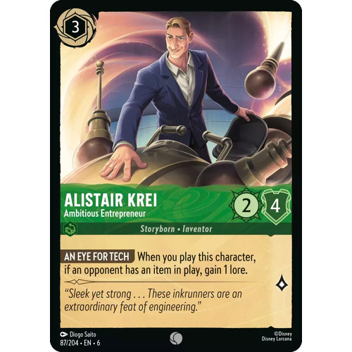 Alistair Krei - Ambitious Entrepreneur (87) FOIL - AZU