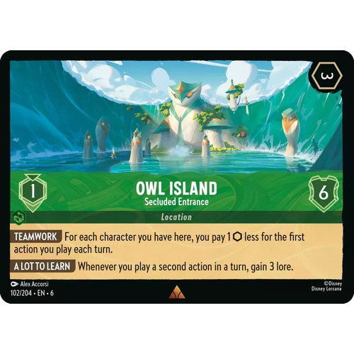 Owl Island - Secluded Entrance (102) FOIL - AZU