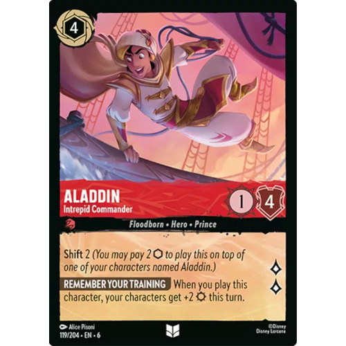 Aladdin - Intrepid Commander (119) FOIL - AZU