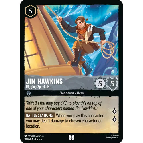 Jim Hawkins - Rigging Specialist (183) FOIL - AZU