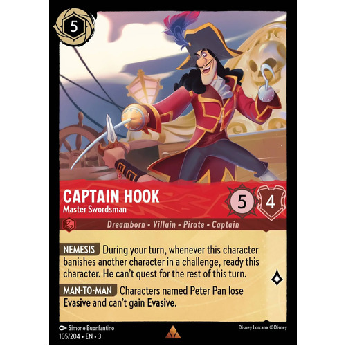 Captain Hook - Master Swordsman (105) - ITI