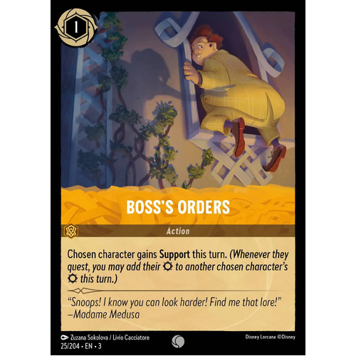 Boss's Orders  (25) FOIL - ITI