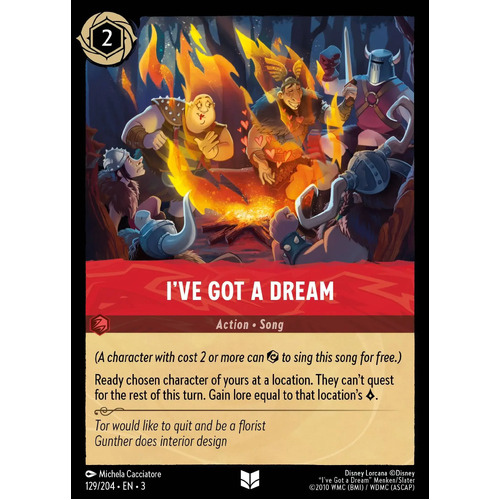 I've Got a Dream  (129) FOIL - ITI