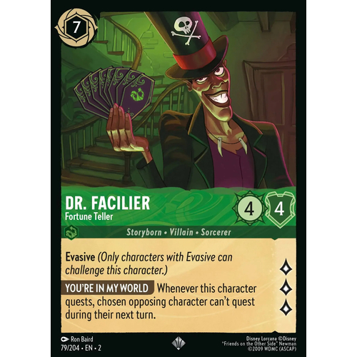 Dr. Facilier - Fortune Teller (79)  - RFB