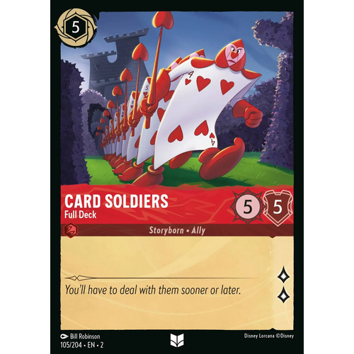 Card Soldiers - Full Deck (105)  - RFB