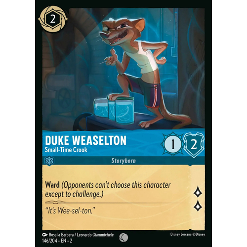 Duke Weaselton - Small-Time Crook (146)  - RFB