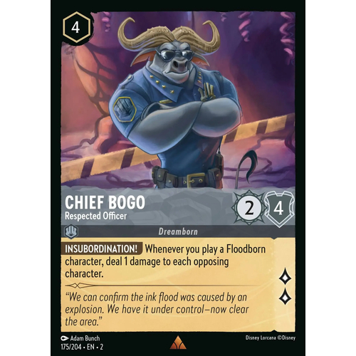 Chief Bogo - Respected Officer (175)  - RFB