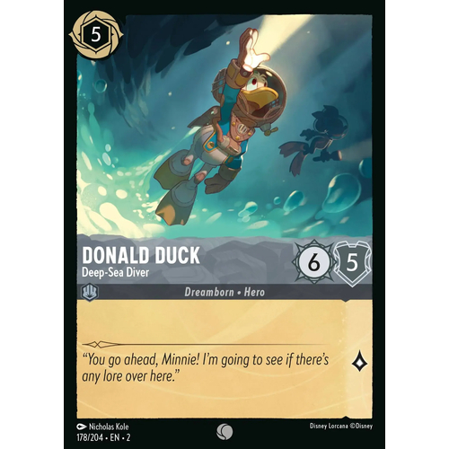 Donald Duck - Deep-Sea Diver (178)  - RFB